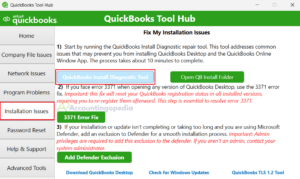 QuickBooks Install Diagnostic Tool