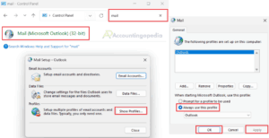 Configure the Mail Profile in Windows