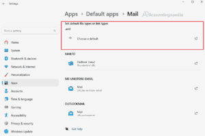 Set Default Mail App in Windows