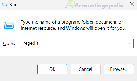 Windows Regedit Run Command