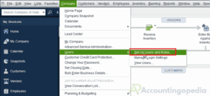 Set up Users and Roles in QuickBooks